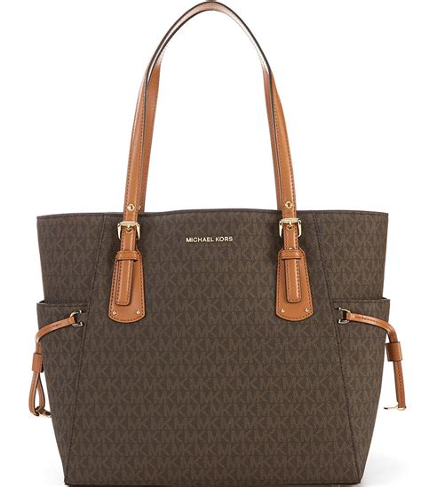 michael kors purse signature voyager signature 2|Michael Kors voyager tote sale.